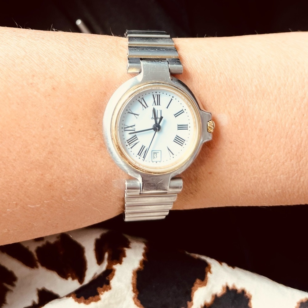 Dunhill Millennium Swiss Made White Stainless Steel Watch